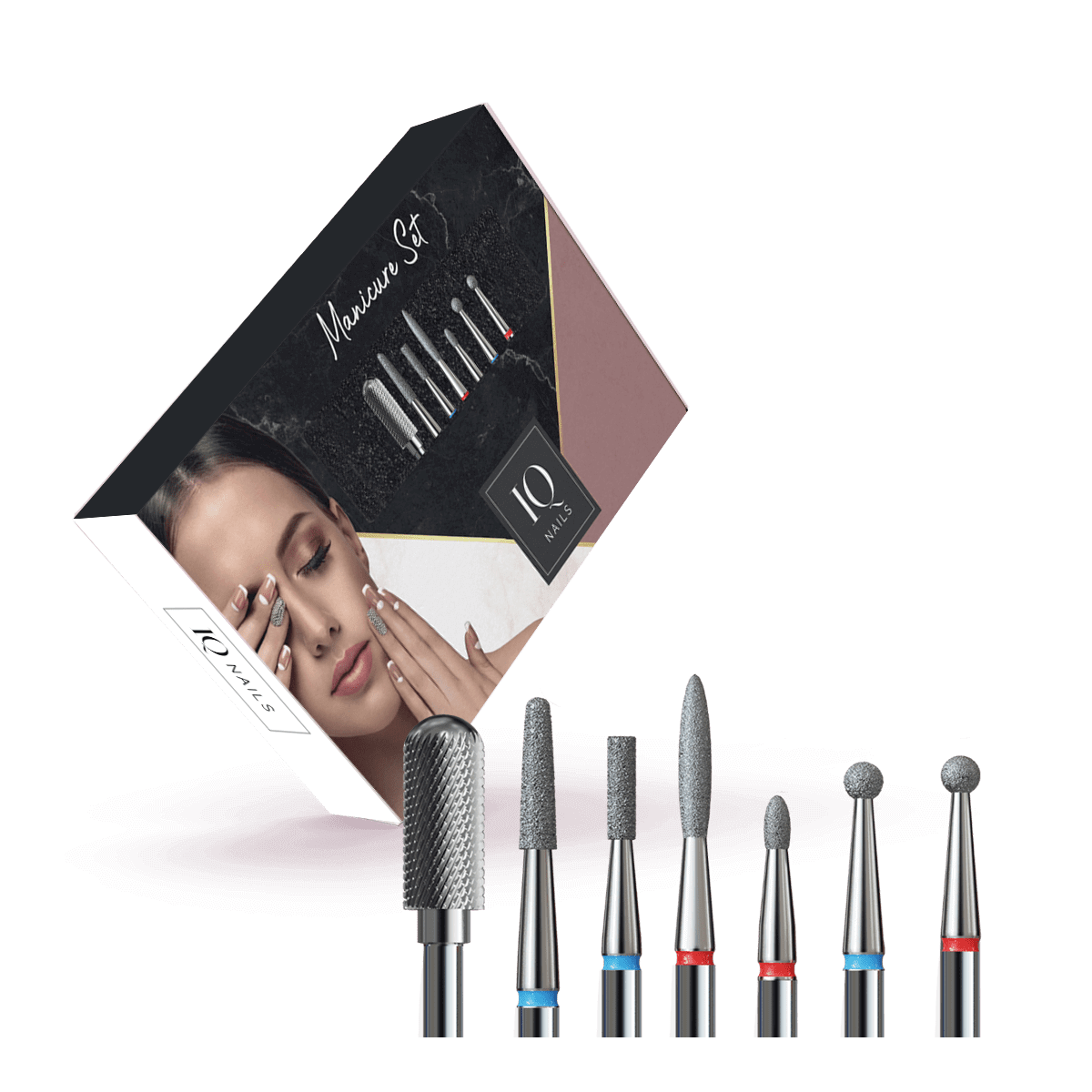 סט ראשי שיוף זרקון (מס' 5)  IQN – Zirconia MANI